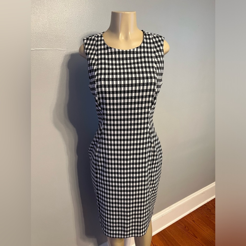 Calvin Klein Checkered print dress
